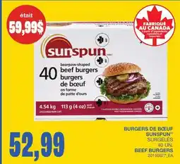 Wholesale Club BURGERS DE BŒUF, 40 UN offer