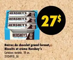 Wholesale Club Barres de chocolat grand format, Biscuits et crème Hershey's offer
