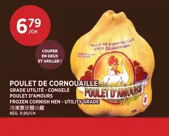 Kim Phat POULET D'AMOURS FROZEN CORNISH HEN - UTILITY GRADE offer