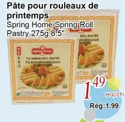 Marche C&T Spring Home Spring Roll Pastry offer