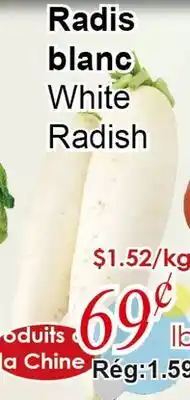 Marche C&T Radis blanc offer