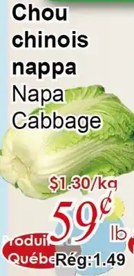 Marche C&T Chou chinois nappa offer