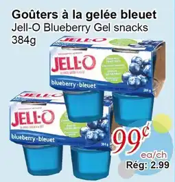 Marche C&T Jell-O Blueberry Gel snacks offer