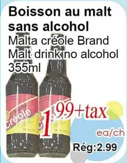 Marche C&T Boisson au malt sans alcohol offer