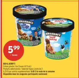 Pharmaprix BEN & JERRY'S Ice Cream offer