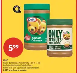 Pharmaprix KRAFT Peanut Butter (750 g - 1 kg) offer
