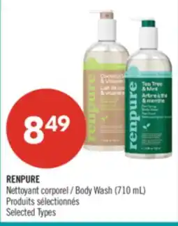 Pharmaprix RENPURE Body Wash offer