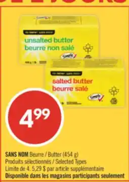 Pharmaprix NO NAME Butter (454 g) offer