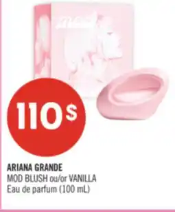 Pharmaprix ARIANA GRANDE MOD BLUSH or VANILLA Eau de parfum offer