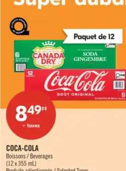 Pharmaprix COCA-COLA Beverages offer