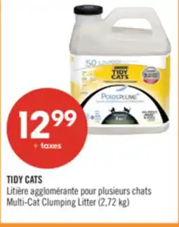 Pharmaprix TIDY CATS Multi-Cat Clumping Litter (2,72 kg) offer
