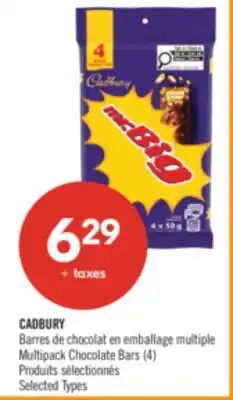 Pharmaprix CADBURY Multipack Chocolate Bars offer