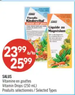 Pharmaprix SALUS Vitamin Drops (250 mL) offer