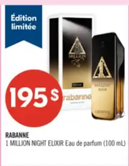 Pharmaprix RABANNE 1 MILLION NIGHT ELIXIR Eau de parfum offer