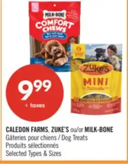 Pharmaprix CALEDON FARMS, ZUKE'S or MILK-BONE Dog Treats offer