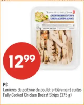 Pharmaprix PC Fully Cooked Chicken Breast Strips offer
