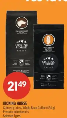 Pharmaprix KICKING HORSE Whole Bean Coffee (454 g) offer