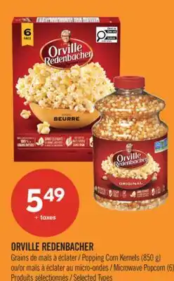Pharmaprix ORVILLE REDENBACHER Popping Corn Kernels (850 g) Microwave Popcorn (6) offer