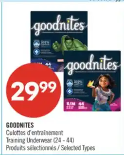 Pharmaprix GOODNITES Training Underwear offer