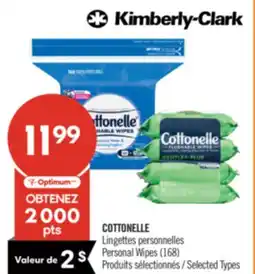 Pharmaprix COTTONELLE Personal Wipes (168) offer