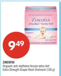 Pharmaprix ZINCOFAX Extra Strength Diaper Rash Ointment offer