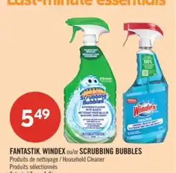 Pharmaprix FANTASTIK WINDEX OR SCRUBBING BUBBLES Household Cleaner offer