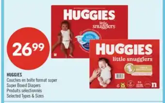 Pharmaprix HUGGIES Super Boxed Diapers offer