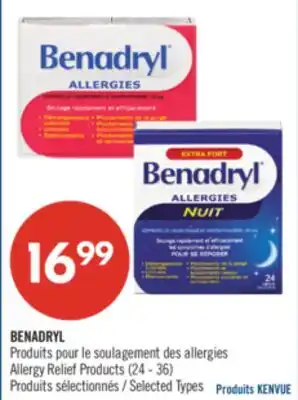 Pharmaprix BENADRYL Allergy Relief Products offer