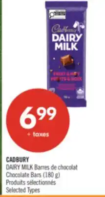 Pharmaprix CADBURY DAIRY MILK offer