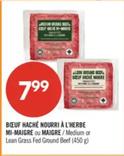 Pharmaprix Medium or Lean Grass Fed Ground Beef offer