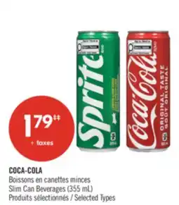 Pharmaprix COCA-COLA Slim Can Beverages offer