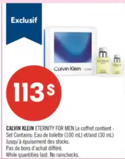 Pharmaprix CALVIN KLEIN ETERNITY FOR MEN offer