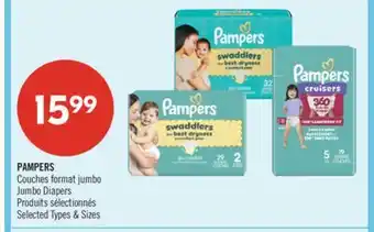 Pharmaprix PAMPERS Jumbo Diapers offer