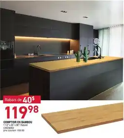 Matério COMPTOIR EN BAMBOU offer