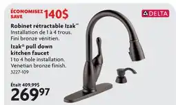Home Hardware Izak pull down kitchen faucet 1 to 4 hole offer