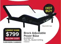 Leon's Brock Adjustable Power Base offer
