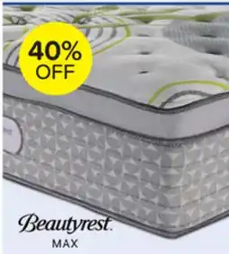 Leon's Beautyrest Max Glow Euro Top Medium Queen Mattress offer
