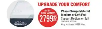 The Brick Tempur-Pedic TEMPUR Support Medium Queen Mattress offer