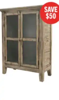 The Brick Rocco 32 2-Door Accent Cabinet - Natural Wood offer