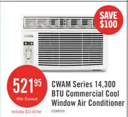 The Brick CWAM Series 14,300 BTU Commercial Cool Window Air Conditioner offer