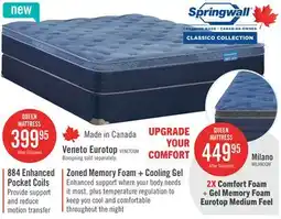 The Brick Springwall Veneto Eurotop Medium Queen Mattress offer