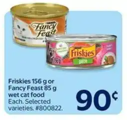 Walmart FRISKIES 156 G OR FANCY FEAST 85 G WET CAT FOOD offer