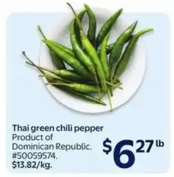 Walmart Thai Green Chili Pepper offer