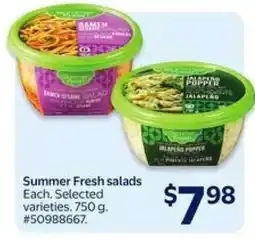 Walmart SUMMER FRESH SALADS offer