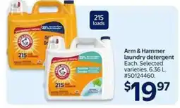 Walmart Arm & Hammer Laundry Detergent offer