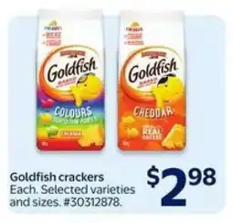 Walmart Goldfish Crackers offer