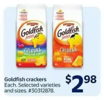 Walmart Goldfish Crackers offer