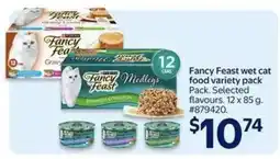 Walmart Fancy Feast Wet Cat Food Variety Pack offer