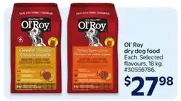 Walmart Ol' Roy Dry Dog Food offer