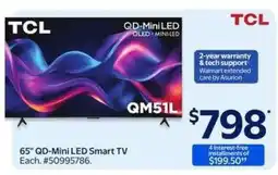 Walmart 65 QD-Mini LED Smart TV offer